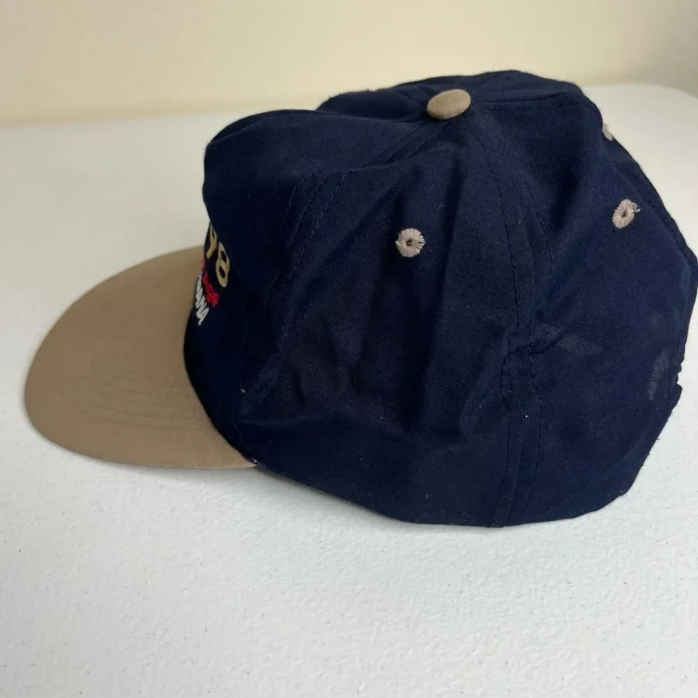 Vintage 90s Alcon 98 The New Golden Age French Lick Indiana Snapback Trucker Hat